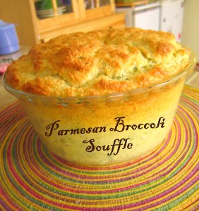 Parmesan Broccoli Souffle